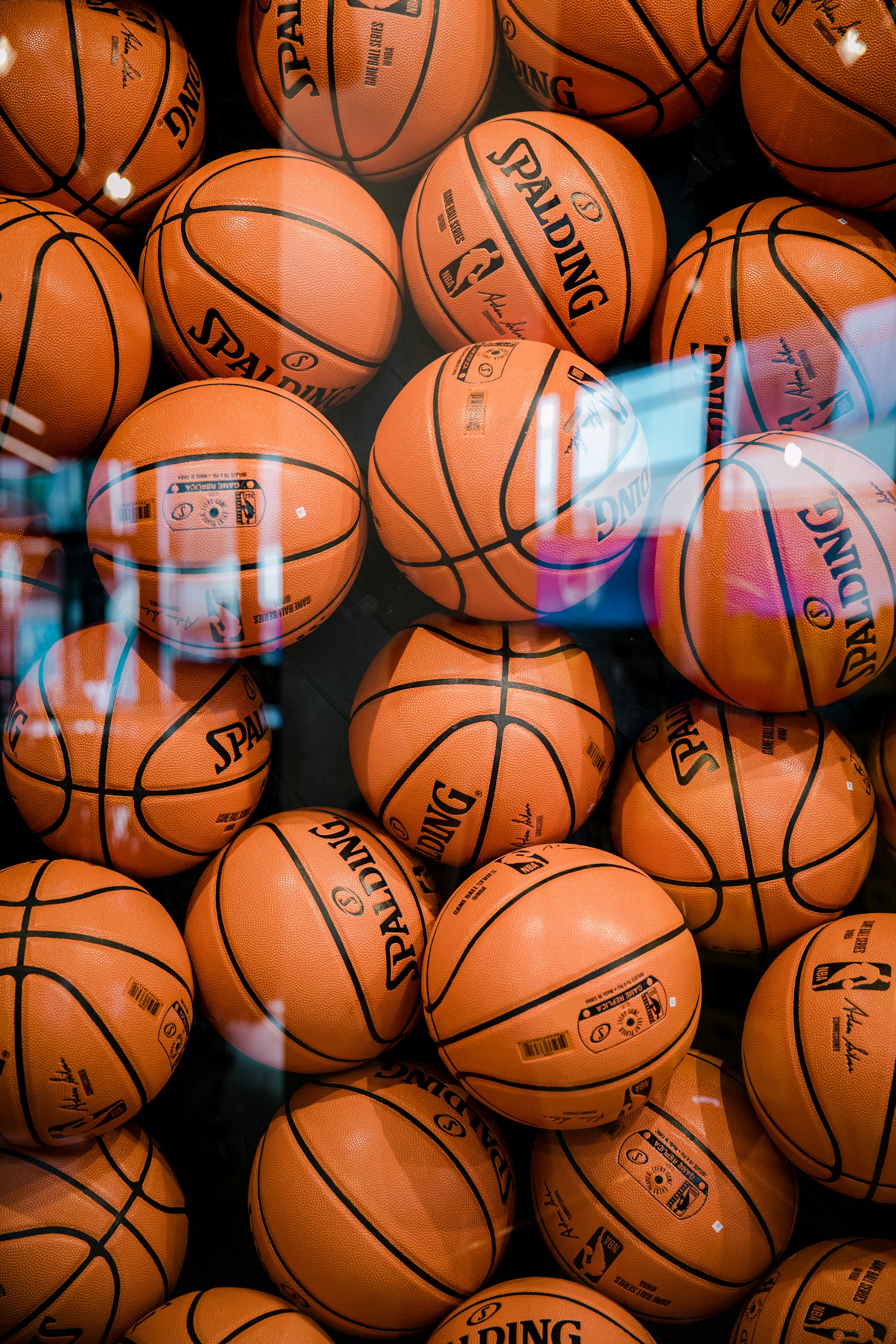 Basketball under stadium lights — NBA Top Shot context