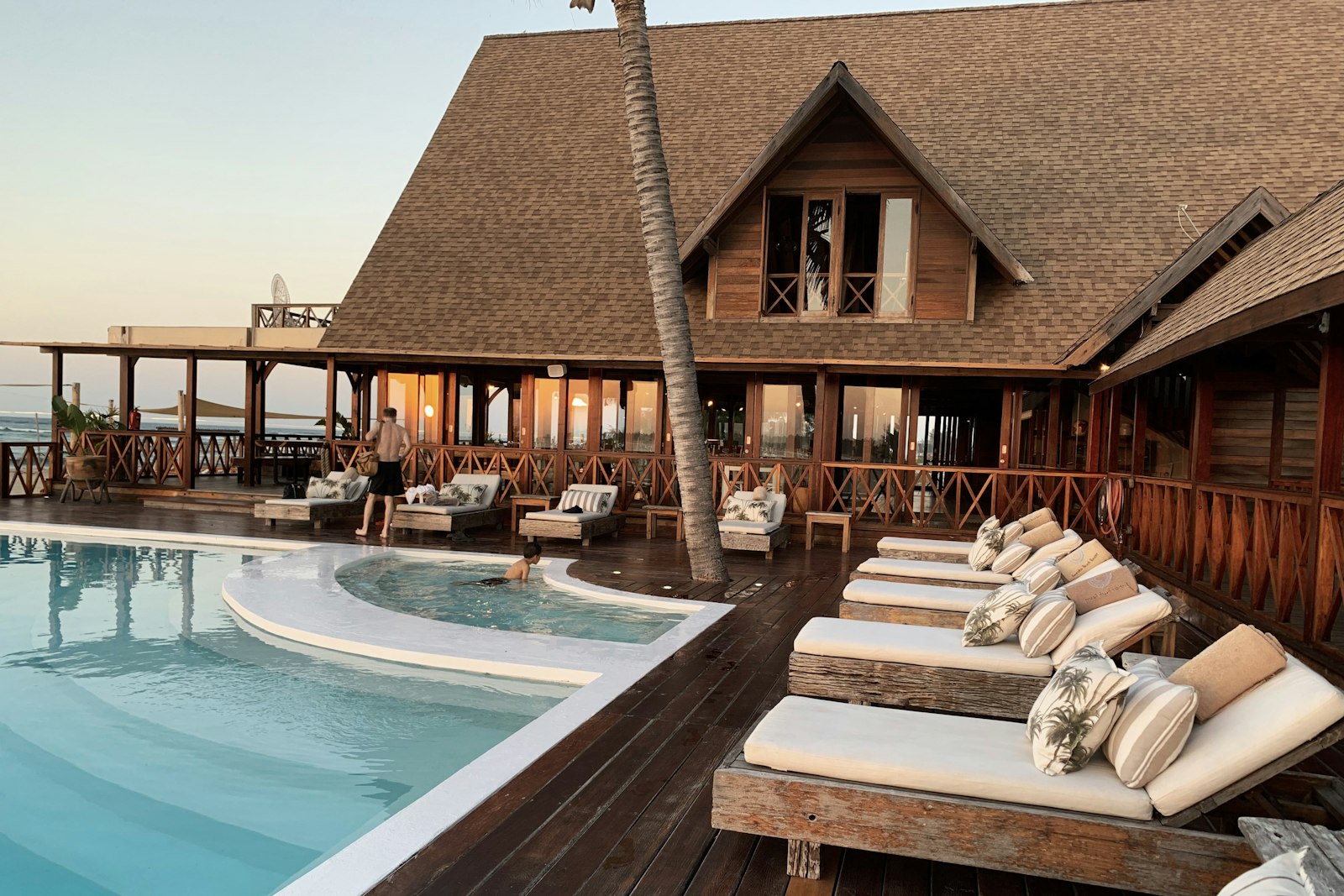 Luxury hotel lobby — hospitality context