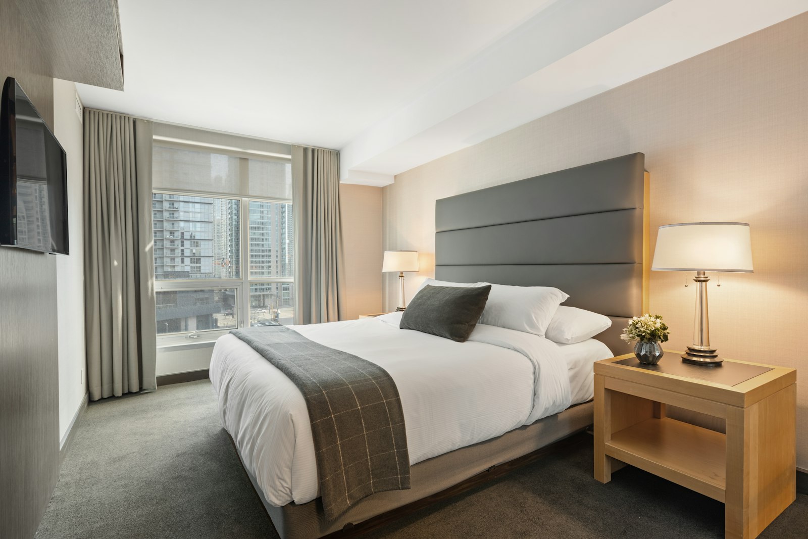 In-room smart tablet interface
