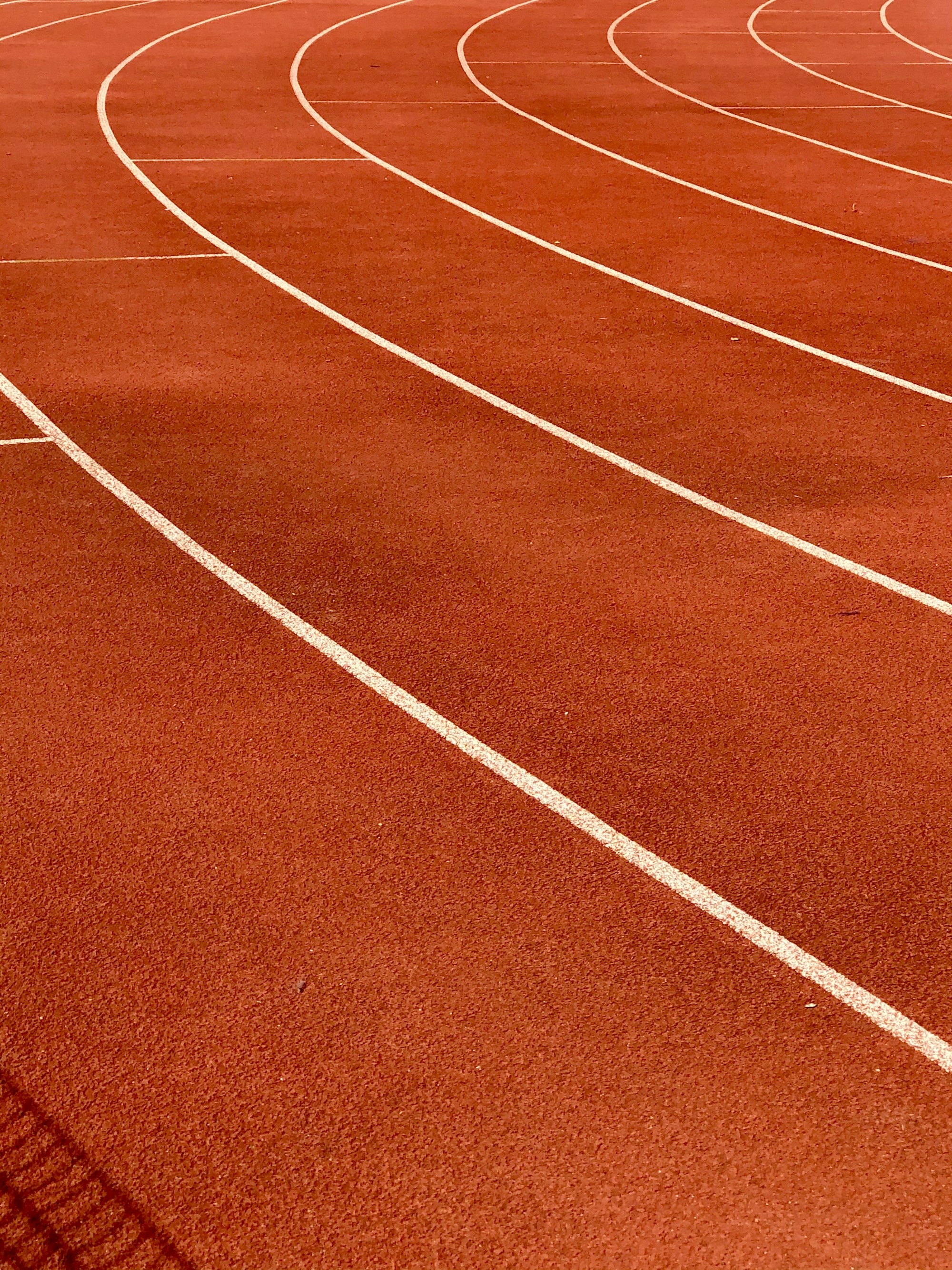 Overhead track lanes — precision markings