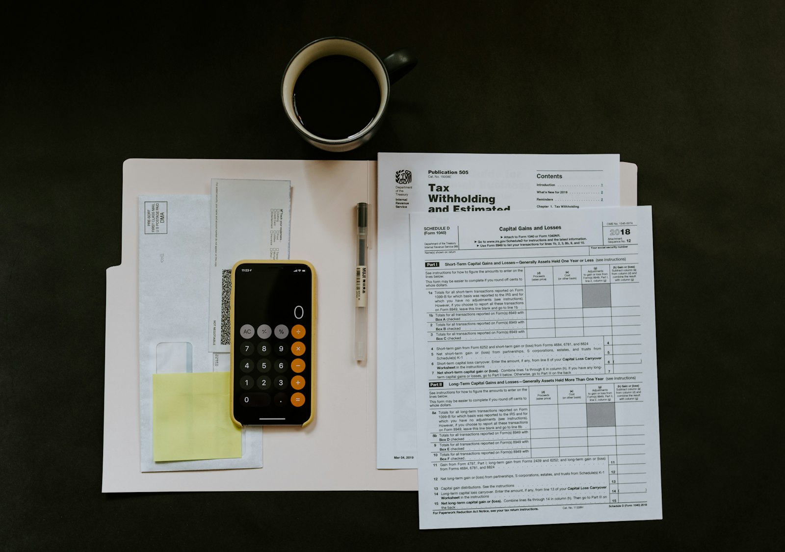Financial planning notes and portfolio charts — strategic roadmap in progress
