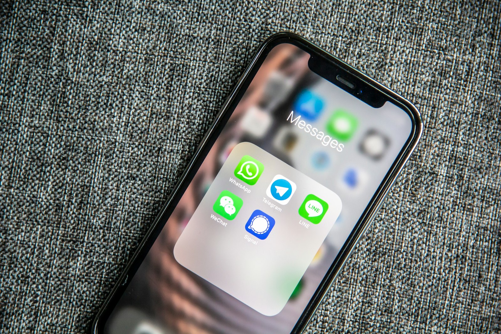 Phone screen close-up — consumer mobile UI